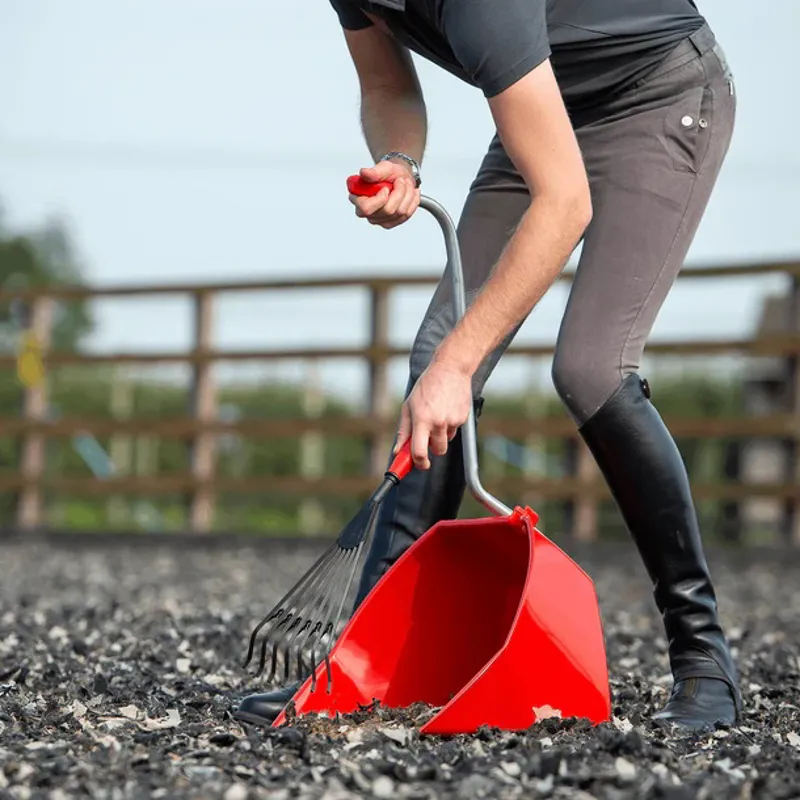 Red Gorilla Big Tidee with Short Plastic Rake in Red-1